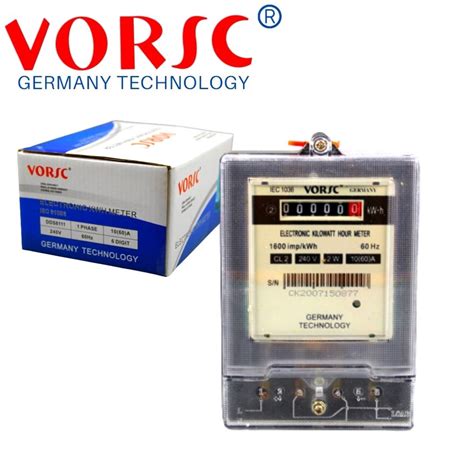 vorsc electric meter|VORSC ELECTRONIC KWH.